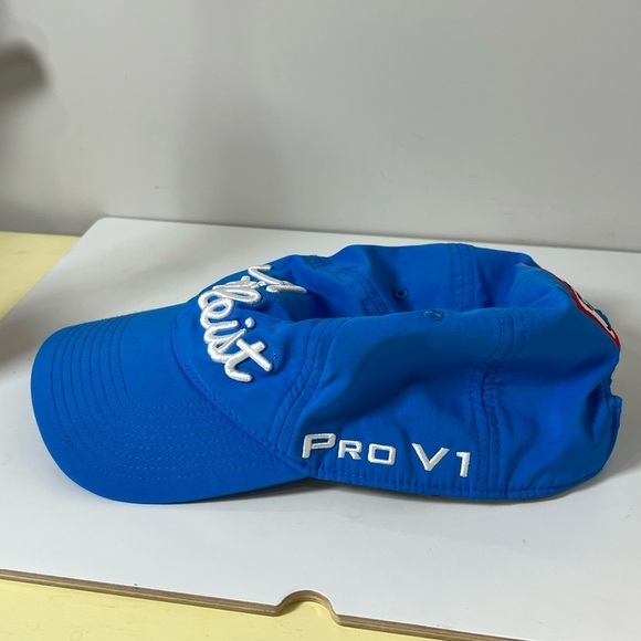 Titleist One Size Blue PRO V1 Footjoy FJ Classic Golf Hat - Picture 2 of 5